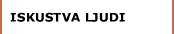 Iskustva Ljudi
